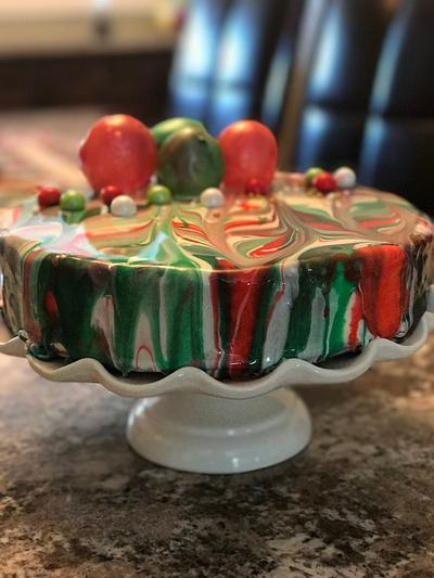 Christmas Mirror Cake  - Cake by Daria