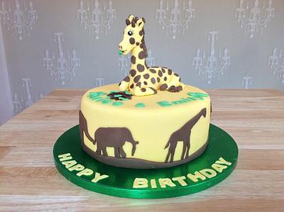 Baby Giraffe - Cake by Wendy 