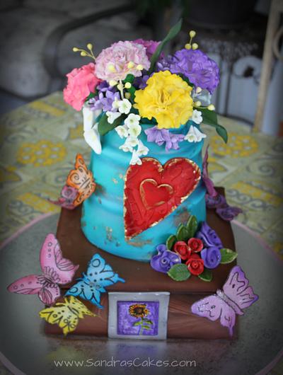 My Mom's Birthday cake - Cake by Sandrascakes