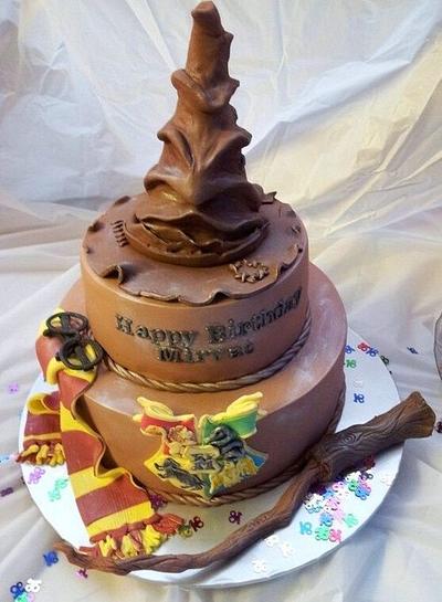 Harry Potter Sorting Hat cake - Cake by The Custom Piece of Cake