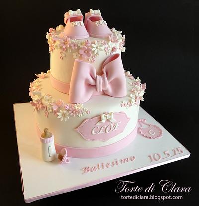 Baptism Cake - Cake by Clara