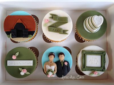 Wedding Cupcakes - Cake by Little Hill Cakes