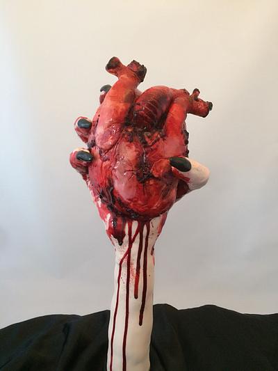 Anatomical Valentine's heart - Cake by The Cat's Meow