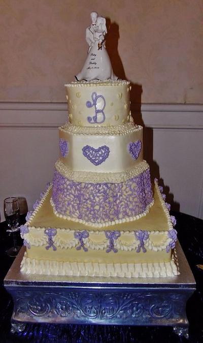 Victorian wedding cake - Cake by Nancys Fancys Cakes & Catering (Nancy Goolsby)