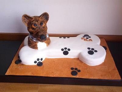 Portuguese Dog Fila S. Miguel  - Cake by Cátia Lopes