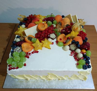 Simple fruit cake - Cake by Ellyys