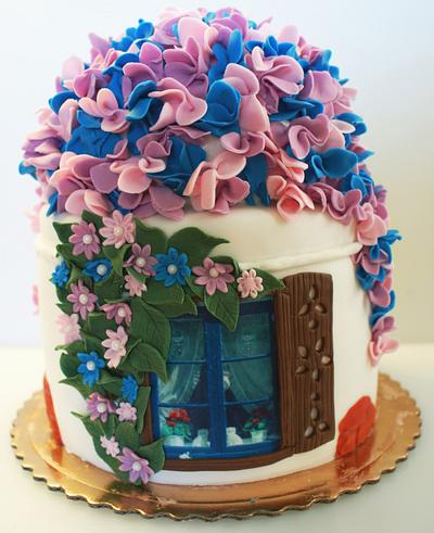  Greek house - Cake by EvelynsCake