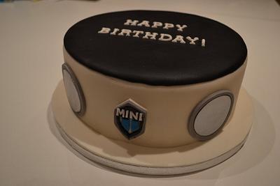 Mini logo cake - Cake by Rachel Nickson
