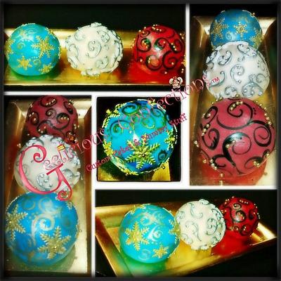 Specialty Edible Holiday Ornaments  - Cake by Geelicious Confections