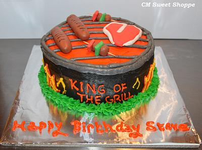 BBQ King of the Grill Cake - Cake by CM Sweet Shoppe