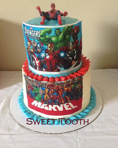 Super Hero Cake - Cake by Carsedra Glass