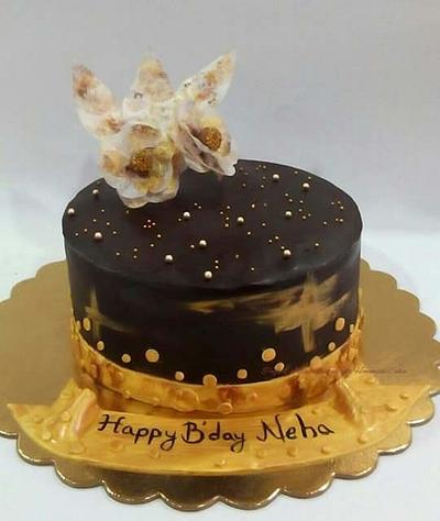 Chocolate with bling - Cake by Chanda Rozario