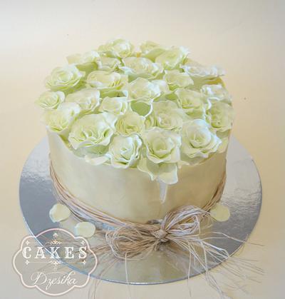 Rose cake - Cake by Dzesikine figurice i torte
