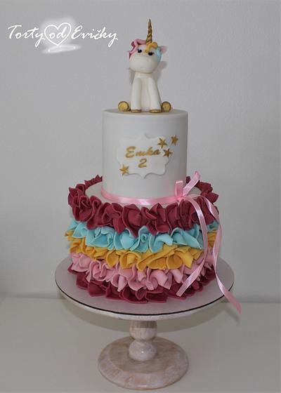 Unicorn  - Cake by Cakes by Evička