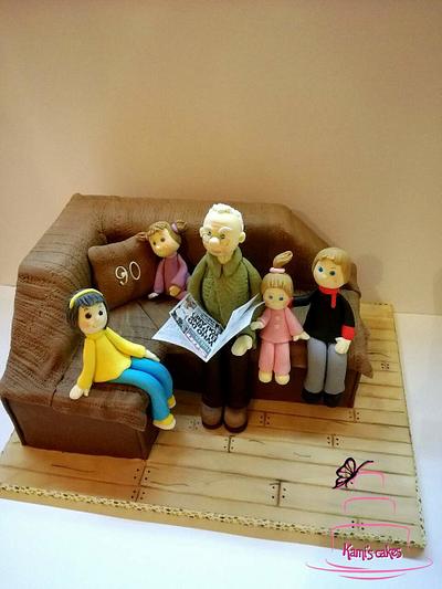 birthday cake for great-grandfather - Cake by KamiSpasova