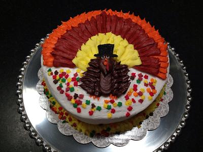 Tom the Turkey - Cake by Stephanie Piguet