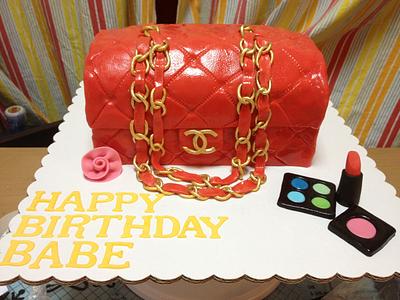 Chanel Bag Cake - Cake by SweetsSensationsDXB