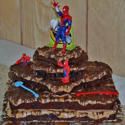 Chocolate fudge brownie Grooms cake - Cake by Nancys Fancys Cakes & Catering (Nancy Goolsby)