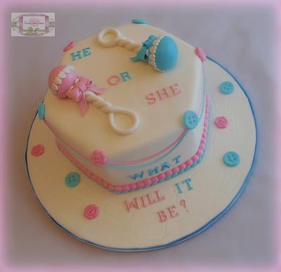 Baby Reveal Cake - Cake by Terri