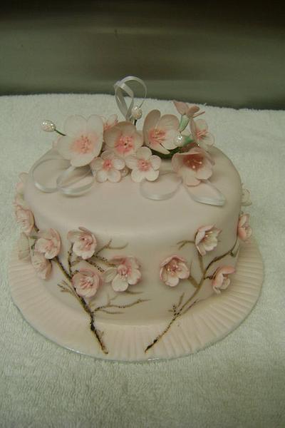 Apple blossom cake - Cake by Beverley Childs