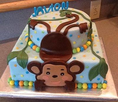 Monkey baby cake - Cake by Kianna
