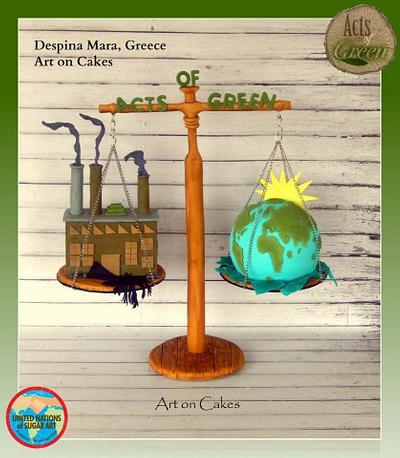 Acts of Green Collaboration - Cake by Despina Mara