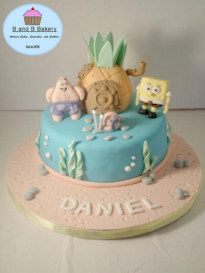 Spongebob Squarepants and Friends - Cake by CakeLuv