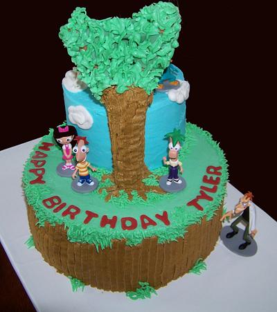 Phineas and Ferb - Cake by Bambi Pruch