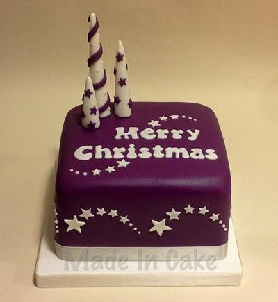 Purple Christmas - Cake by June