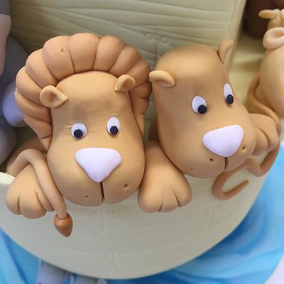 Noah's Ark Baby Shower Cake - Cake by CakesAnnietime