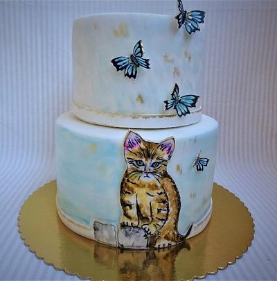 For the lover of cats - Cake by Daphne