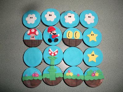 Mario Cupcakes - Cake by Sarah