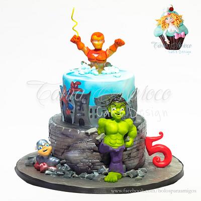 Super Hero Squad! - Cake by Tânia Maroco