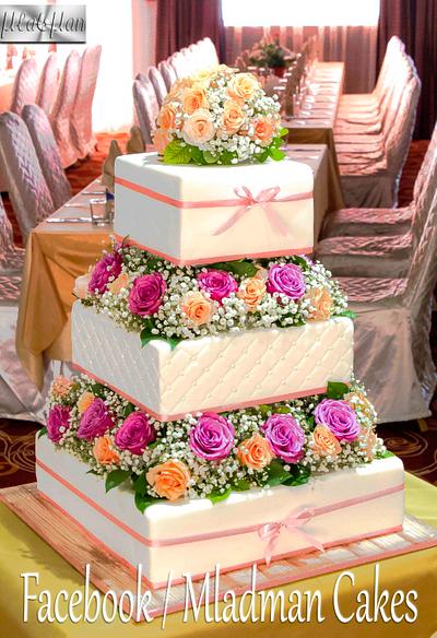 Reses Wedding Cake - Cake by MLADMAN