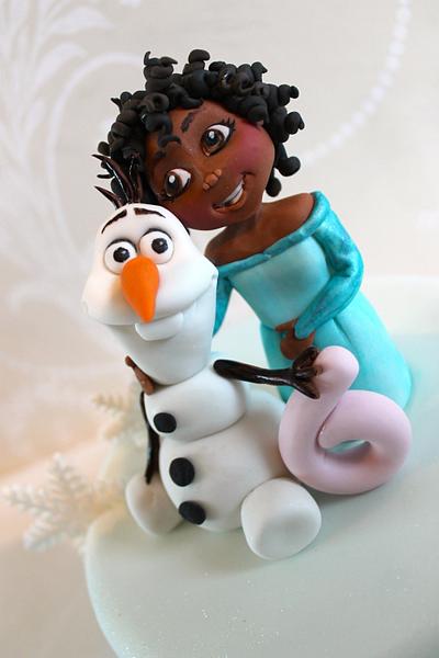 Olaf cake and tutorial - Cake by Zoe's Fancy Cakes
