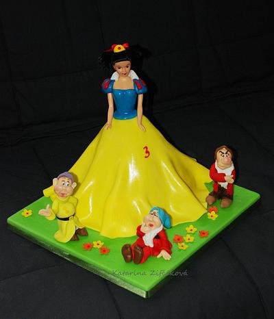 Snowwhite and seven dwarves - Cake by katarina139