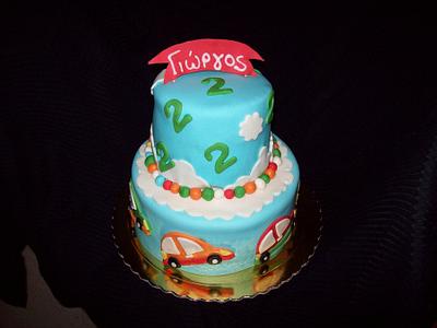 Car for Baby Cake - Cake by LiliaCakes