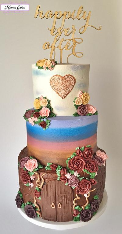 Happily Ever After - Cake by vivalabuttercream