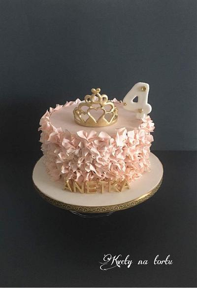 cake for 4th years old princess  - Cake by Kvety na tortu