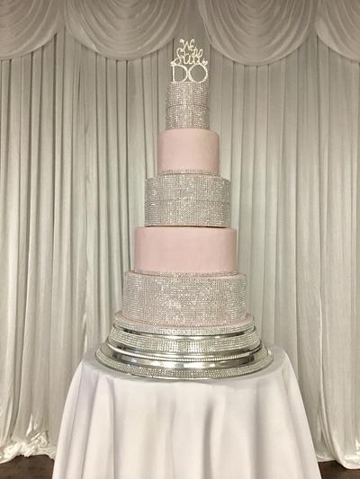 Bling wedding cake - Cake by lorraine mcgarry