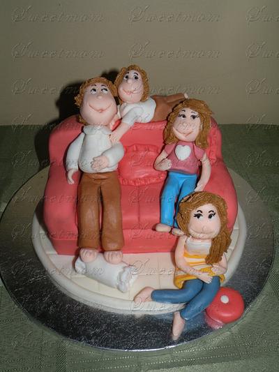 Daddy and kids - Cake by Sweetmom