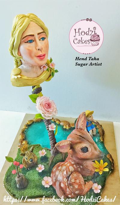 Mother Nature - Competition piece - Cake by Hend Taha-HODZI CAKES