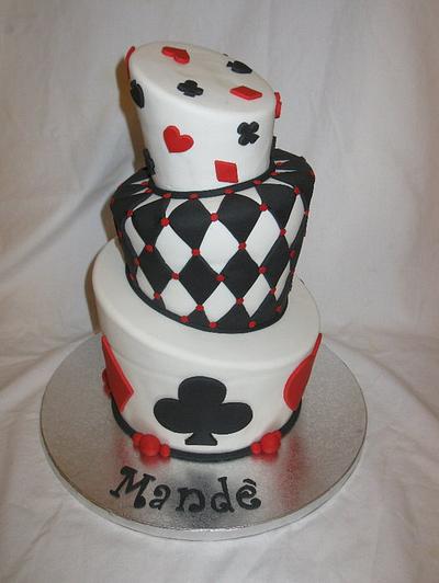 Topsy Turvy Alice in Wonderland - Cake by DoobieAlexander
