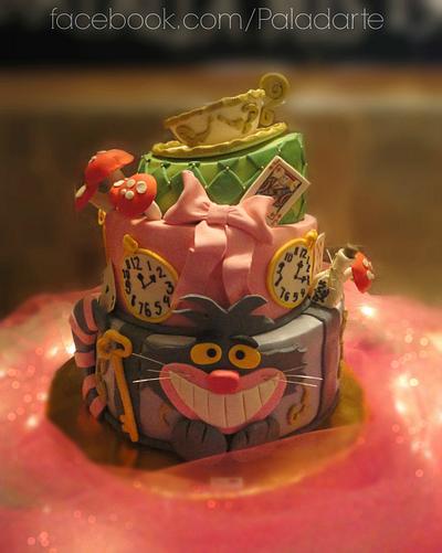 Alice in Wonderland Cake - Cake by Paladarte El Salvador