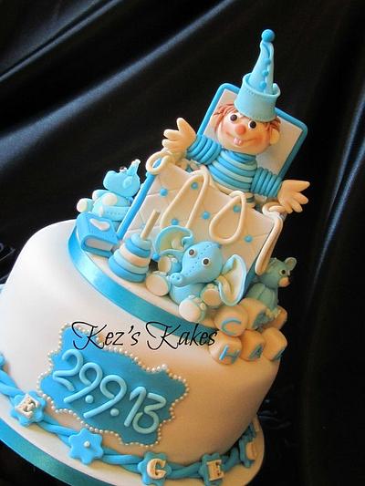 Jack in the Box Christening Cake - Cake by Kerry Rowe