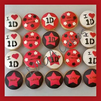 ONE DIRECTION Cupcakes - Cake by Luga Cakes