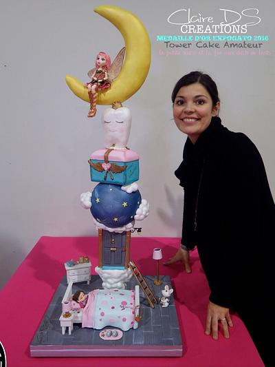 The little mouse and The tooth fairy Expogato 2016 - Cake by Claire DS CREATIONS