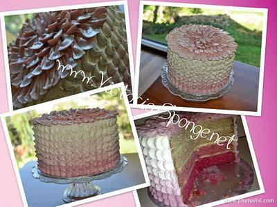 Pink buttercream Cake - Cake by Victoria Forward