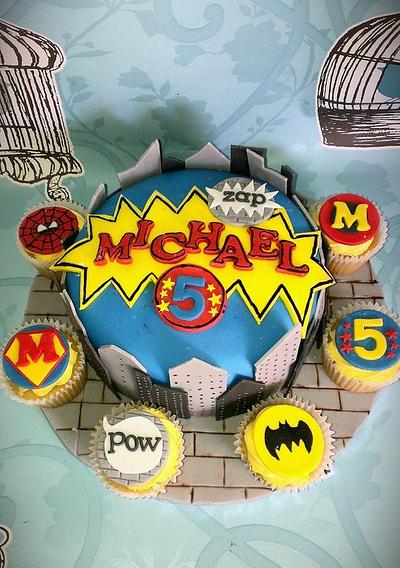 Comic book superhero - Cake by Cakes galore at 24