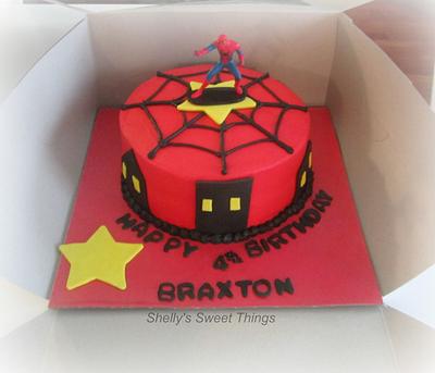 Spiderman - Cake by Shelly's Sweet Things